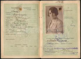 1927 A Magyar Királyság által kiállított fényképes útlevél / Hungarian passport