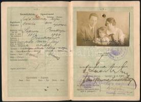 1925 Bp., A Magyar Királyság által kiállított fényképes útlevél / Hungarian passport