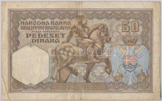 Jugoszlávia 1931. 50 D T:III
Yugoslavia 1931. 50 Dinara C:F