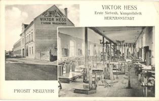 Nagyszeben, Hermannstadt, Sibiu; Viktor Hess Erste Siebenb. Waagenfabrik / Fabrica Cumpene / Viktor Hess mérleg gyára (az első erdélyi mérleg gyár), belső / scale factory, interior (EK)