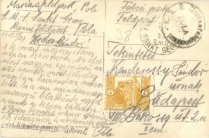 Aus dem Matrosenleben / K.u.K. Kriegsmarine, mariners on the board. Phot A. Beer + SMS Sankt Georg M...