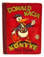 Donald kacsa könyve. A Walt Disney Studio szövegével és képeivel. Fordította Altay Margit. Bp., (1940), Palladis. Félvászon kötés, illusztrált, kiradírozott rajzok nyomaival, kopottas állapotban.