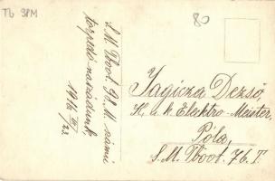 1916 SM Tb 98 M Osztrák-magyar torpedónaszád / K.u.K. Kriegsmarine SM Tb 98 M torpedoboat, photo