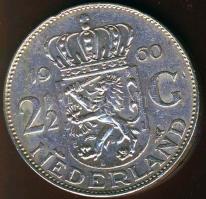 Hollandia 1960. 2 1/2G Ag "Julianna" T:2 ph.