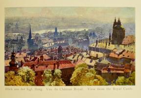 cca 1900 Prága 12 képet tartalmazó képes füzet / Prague booklet with 12 images 23x13 cm