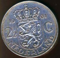 Hollandia 1961. 2 1/2G Ag "Julianna" T:2+
