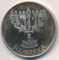 Izrael DN peremen jelzett ezüst emlékérem (26,02g/0.935/38mm) T:1-(PP) patina Israel ND hallmarked silver medallion (26,02g/0.935/38mm) C:AU(PP) patina