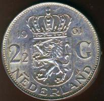 Hollandia 1961. 2 1/2G Ag "Julianna" T:2+