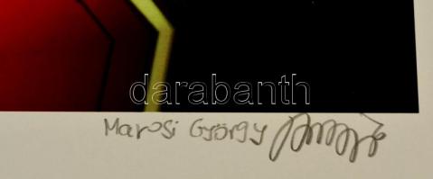 Marosi György (1964- ): Torus-2, elektrográfia, papír, jelzett, számozott (2/6), eredetiségigazoláss...