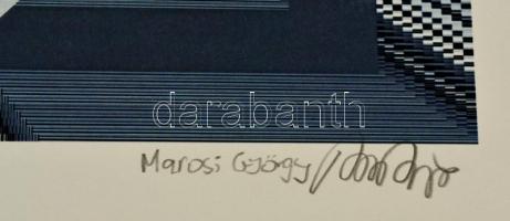Marosi György (1964- ): Absztrakt perspektíva, elektrográfia, papír, jelzett, számozott (4/6), erede...