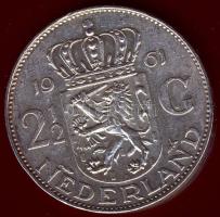 Hollandia 1961. 2 1/2G Ag "Julianna" T:2+
