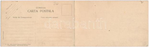 Galati, Galatz; panoramacard, Edit. Librariei Negoescu & Manitiu