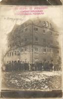 Püspökpuszta, Avram Iancu; Magyar Agrár és Járadékbank Rt. műmalma, munkások csoportképe / mill of the Hungarian Agrarian and Annuity Bank, workers, group photo (EB)