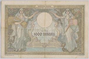 Jugoszlávia 1931. 1000D T:III,III-
Yugoslavia 1931. 1000 Dinara C:F,VG
Krause 29