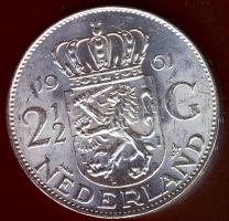 Hollandia 1961. 2 1/2G Ag "Julianna" T:2+