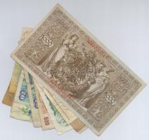 13db-os vegyes külföldi bankjegy tétel, közte Szovjetunió, Német Birodalom, Német Harmadik Birodalom...