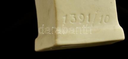 Richard Wagner zeneszerző biszkvit porcelán mellszobra, büsztje. Formaszámmal jelzett, hibátlan. 10 ...