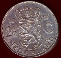 Hollandia 1962. 2 1/2G Ag "Julianna" T:2