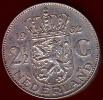 Hollandia 1962. 2 1/2G Ag "Julianna" T:2