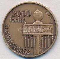 2015. 2000Ft Cu-Ni "Mohácsi Nemzeti Emlékhely 1526" tanúsítvánnyal T:BU