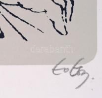 Amerigo Tot (1909-1985): Szeretők. Erotika. Szita, papr. Jelzett, 27x35 cm