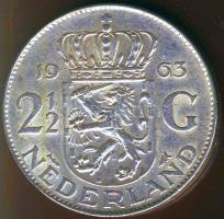Hollandia 1963. 2 1/2G Ag "Julianna" T:2+