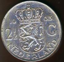 Hollandia 1963. 2 1/2G Ag "Julianna" T:2+