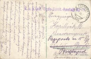 Weltkrieg 1914/15. Gorizia, Görz - Lager österr. Gebirgstruppen / K.u.K. hegyiüteg katonák tábora / ...