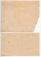 Sashalom 1944. "Sashalmi Általános Ipartestület" elismervény 30 pengős befizetésről a hadb...