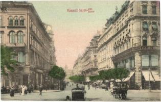 Budapest V. Kossuth Lajos utca, Electro Vitalizer orvosi kereskedő üzlete (képeslapfüzetből) (EK)