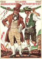 1810-1935 125 Jahre Münchener Oktoberfest. offizielle Festpostkarte / 125th anniversary of the Munich Octoberfest s: Edmund Liebisch (EK)
