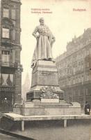 Budapest V. Ferenciek tere, Verbőczy szobor, Belvárosi kávéház. Divald Károly kiadása