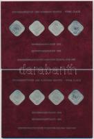 Hollandia 1970-1980. 5c (4xklf) emlékkiadások dísztokban (2x) T:1-,2
Netherlands 1970-1980. 5 Cents...