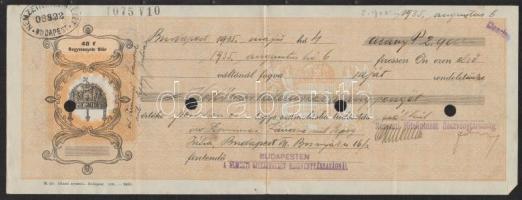 cca 1930 Váltók 12,26,36,48,60f címlettel. Simontornya, Esztergom