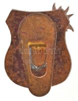 DN "Törekvés" zománcozott, ezüstözött Br gomblyukjelvény (18x22mm) T:2