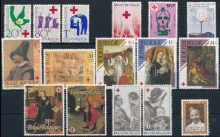 1963-1993 Red Cross 6 sets + 4 stamps, 1963-1993 Vöröskereszt motívum 6 klf sor + 4 db önálló érték