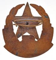 1980. "1945-1980. 35. Díszszemle" zománcozott fém jelvény T:2