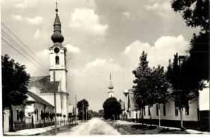 Harta - 4 db MODERN városképes lap, köztük 1 fotó, Fő utca, Ifjúsági park a Tanácsházzal, csónakázók...