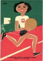 1958 Lódz, VI Mistrzostwa Europy w Koszykówce Kobiet, FIBA / 6th European Womens Basketball Championship s: Eryk Lipinski
