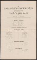 1898 A Magyarországi Tornatanítók Egyesülete tagjainak névsora az 1897-98 végén. Bp., 1898, Rózsa K. és Neje-ny., 2 sztl. lev.