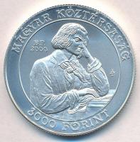 2000. 3000Ft Ag "125 éves a Liszt Ferenc Zeneművészeti Egyetem" T:BU Hungary 2000. 3000 Fo...