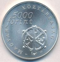 2004. 5000Ft Ag "Pécsi ókeresztény sírkamrák" tanúsítvánnyal T:BU
