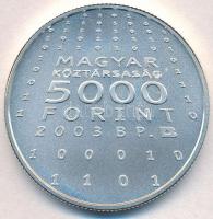 2003. 5000Ft Ag "Neumann János" T:BU
