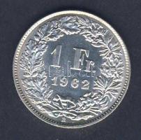Svájc 1962. 1Fr Ag T:1/2