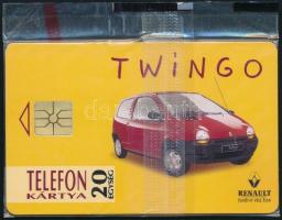 1994 Renault Twingo. Használatlan telefonkártya, bontatlan csomagolásban.