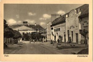 Paks - 3 db MODERN városképes lap, köztük 1 fotó, Béke szálloda, automobil / 3 MODERN town-view post...