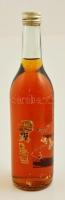 cca 1980 Brandy bontatlan palackban hiányos címkével / Unopened bottle