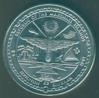 Marshall szigetek 1991. 5$ "Columbia űrhajó" T:1 Eredeti dísztokban, tanúsítvánnyal!