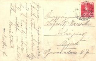 Petrozsény, Petrosani; Janza telep, Weinberger Bernát, Roth Béla üzletei, híd / shops, bridge (EK)