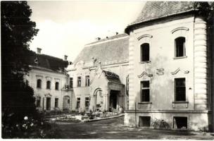 Tápiógyörgye - 2 db MODERN városképes lap, Györgyey kastély szociális otthonként használva az 50-es ...